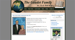Desktop Screenshot of gaudetfamily.org